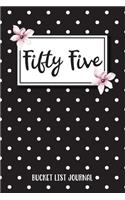 Fifty Five Bucket List Journal