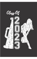 Class of 2023: Volleyball & Female Volleyball Player Blank Notebook Graduation 2023 & Gift