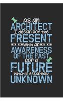 As An Architect I Design For The Present With An Awareness Of The Past For A Future Which Is Essentially Unknown