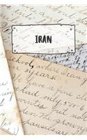 Iran: Ruled Travel Diary Notebook or Journey Journal - Lined Trip Pocketbook for Men and Women with Lines