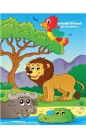 Animali Africani Libro da Colorare 5