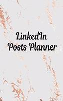 LinkedIn Posts Planner: Organizer to Plan All Your Posts & Content