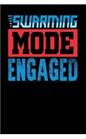 Swarming Mode Engaged: Black, Blue & Red Design, Blank College Ruled Line Paper Journal Notebook for Project Managers and Their Families. (Agile and Scrum 6 x 9 inch Compo