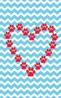 Paw Print Heart