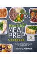 Healthy Meal Prep Cookbook