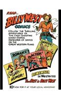 Read Billy West Comics: Vintage Advertisement On A Daily Planner Journal 365 + Days Bullet Journaling Blank Notebook with sections for date, time, notes, lists & doodles! 8