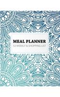 Meal Planner 52 Weekly & Shopping List