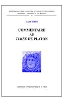 Commentaire Au Timee de Platon