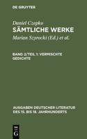 Sämtliche Werke, Band 2/Teil 1, Vermischte Gedichte