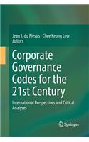 Corporate Governance Codes for the 21st Century