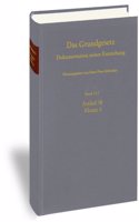 Das Grundgesetz. Dokumentation Seiner Entstehung / Band 12