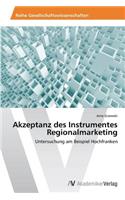 Akzeptanz des Instrumentes Regionalmarketing