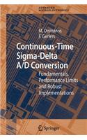 Continuous-Time Sigma-Delta A/D Conversion