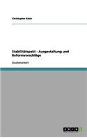 Stabilitätspakt - Ausgestaltung und Reformvorschläge