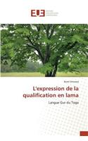 Lexpression de la Qualification En Lama