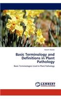 Basic Terminology and Definitions in Plant Pathology