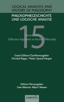 Fallacious Arguments in Ancient Philosophy: Special Issue