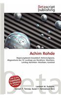 Achim Rohde: (German)