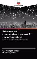 Réseaux de communication sans fil reconfigurables