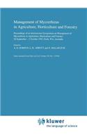Management of Mycorrhizas in Agriculture, Horticulture and Forestry