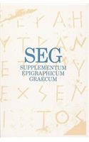 Supplementum Epigraphicum Graecum, Volume XXXVII (1987)