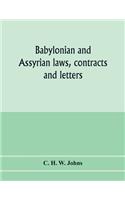Babylonian and Assyrian laws, contracts and letters