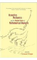 Acoustics, Mechanics, And The Related Topics Of Mathematical Analysis - Proceedings Of The International Conference To Celebrate Robert P Gilbert's 70th Birthday