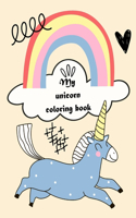Unicorn coloring book