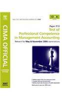 Cima Learning System Test of Professional Competence in Management Accounting