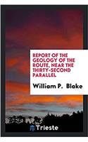 Report of the Geology of the Route, Near the Thirty-Second Parallel