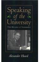 Speaking of the University