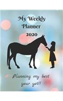 Monthly and Weekly Planner for 2020