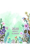 2020 Weekly Planner: One Year, Monthly Calendar Planner, Business, 12 Months for Academic Agenda Schedule Weekly Action Plan Organizer Logbook, 8.5" x 11", 50 Pages