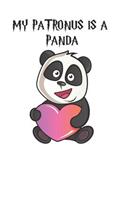 My Patronus is a Pandas: Cute Panda Lovers Journal / Notebook / Diary / Birthday Gift (6x9 - 110 Blank Lined Pages)