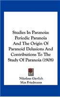 Studies in Paranoia