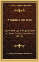 Academie Des Jeux