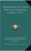 Verhandeling Over Het Kunstmaatig Leezen (1791)