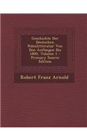 Geschichte Der Deutschen Polenlitteratur Von Den Anfangen Bis 1800, Volume 1