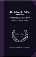 The School of Public Welfare