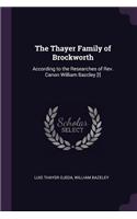 The Thayer Family of Brockworth