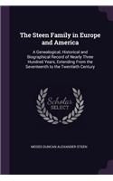 The Steen Family in Europe and America