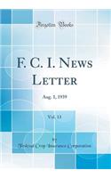 F. C. I. News Letter, Vol. 13