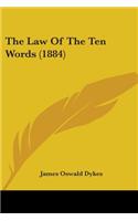 The Law Of The Ten Words (1884)