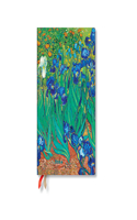 Paperblanks 2024 Van Gogh's Irises 12-Month Flexi Maxi Horiztonal 176 Pg 100 GSM
