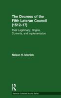 Decrees of the Fifth Lateran Council (1512-17)