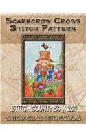 Scarecrow Cross Stitch Pattern