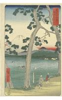 Fuji at Left from the Tokaido, Ando Hiroshige. Blank Journal: 160 Blank Pages, 6 X 9 Inch (15.24 X 22.86 CM) Soft Cover