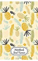 Notebook Journal Dot-grid, Pineapple Pattern