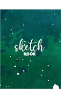 Sketchbook for Drawing: 120 Pages of 8.5"x11" Blank Paper for Drawing, Sketching and Creative Doodling. Personalized Artist Notebook and Sketchbook Journal