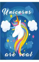 Notizbuch - Unicorns are real